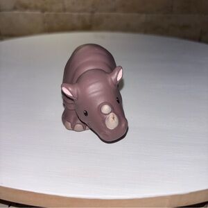 2012 Fisher Price Little People Zoo Talker Rhino - clean - tested and works